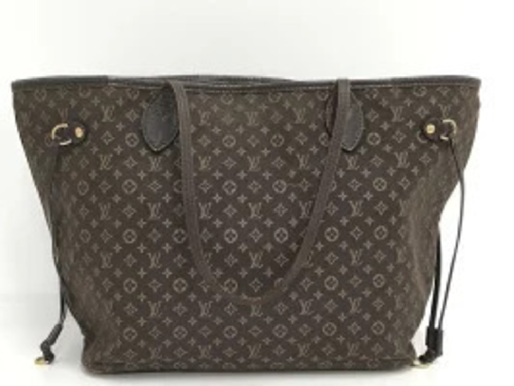 Louis Vuitton Neverfull Tote Bag Idylle Monogram Brown